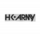 Наклейка на автомобиль HK Army TYPEFACE Car Stiker Black